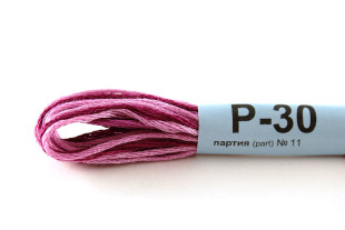 Мулине меланж Р-30 т.сиреневый-св.сиреневый