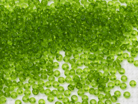 Бисер Чехия круглый 08/ 0 311- 19001 2, 9 мм 50г 50430 т. салатовый