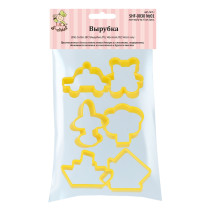 "S-CHIEF" SHF-0030 Вырубка 6 х 3.6 см 6 шт №01 путешествие