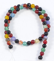 Самоцветы микс бусин d-6 мм