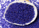 Бисер Япония MIYUKI Seed Beads 15/0 5г 0020F кобальт матовый серебряная линия внутри