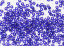 Бисер Япония MIYUKI Seed Beads 15/0 5г 0020F кобальт матовый серебряная линия внутри